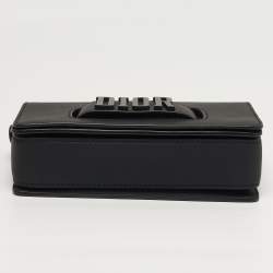مملوكة مسبقًا Dior Dio(r)evolution Black Ultra Matte Leather Flap Bag