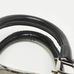 Pre Owned Dior Saddle Green/Black Crocodile Boston Bag