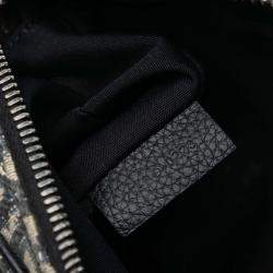 مملوكة مسبقًا Dior Blue Oblique Canvas Saddle Triple Pouch