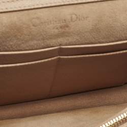 مملوكة مسبقًا حقيبة كلتش سلسلة ديور جلد زهري باهت مونتين 30