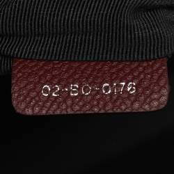 Pre Owned حقيبة كتف ديور ديوراما جلد أزرق وسط بقلاپ