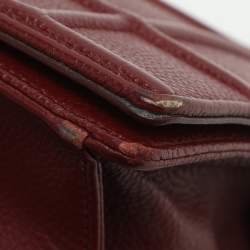 Pre Owned حقيبة كتف ديور ديوراما جلد أزرق وسط بقلاپ