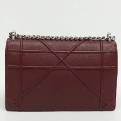 Pre Owned حقيبة كتف ديور ديوراما جلد أزرق وسط بقلاپ