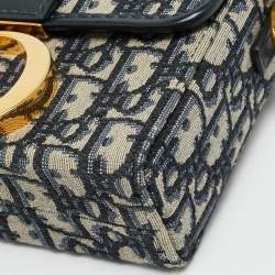 Pre Owned حقيبة بوكس مونتين 30 قماش أوبليك أزرق كحلي ديور