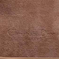 مملوكة مسبقًا Dior Lady Dior Matte Nude Pink Cannage Leather Pouch