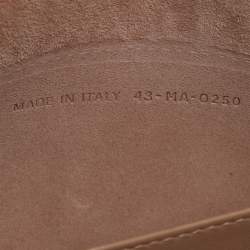 مملوكة مسبقًا Dior Lady Dior Matte Nude Pink Cannage Leather Pouch