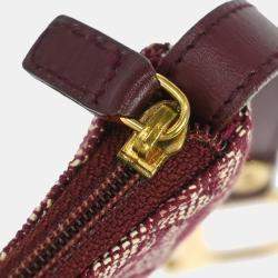 مملوكة مسبقًا Christian Dior Trotter Saddle Coin Purse Wallet Mini Pouch Bag
