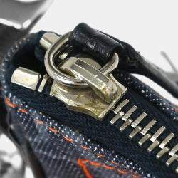 مملوكة مسبقًا حقيبة كتف سرج طيران دينم كحلي ديور