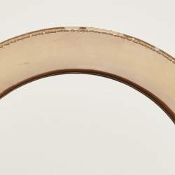 Pre Owned حقيبة يد ديور ليدي ديور كبيرة جلد لامع كاناج كريمي