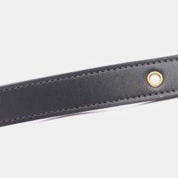 Pre Owned Christian Dior Dior 30 Montaigne Oblique Jacquard Shoulder Bag Canvas And Leather Navy Beige