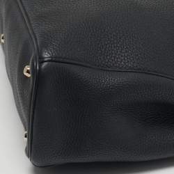 Pre Owned حقيبة يد توتس ديور ديوريسيما شوبير جلد أسود كبيرة