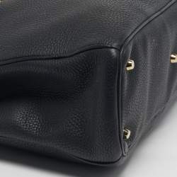 Pre Owned حقيبة يد توتس ديور ديوريسيما شوبير جلد أسود كبيرة