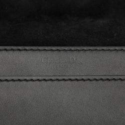 Pre Owned Dior Black Ultra Matte Calfskin JAdior Chain Flap