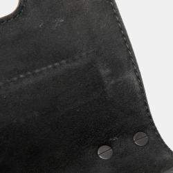 Pre Owned Dior Black Ultra Matte Calfskin JAdior Chain Flap