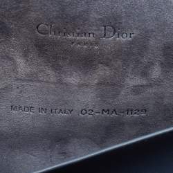 مملوكة مسبقًا Dior Lady Dior Ombre Blue Snakeskin Chain Clutch