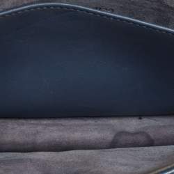 مملوكة مسبقًا Dior Lady Dior Ombre Blue Snakeskin Chain Clutch