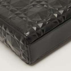 Pre Owned Dior Lady D-Joy Medium Black Cannage Diamond Leather Tote