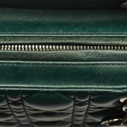 مملوكة مسبقًا Dior Lady Dior Medium Green Cannage Leather Tote