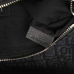 مملوكة مسبقًا حقيبة كروس بودي ديور سرج قماش أسود أوبليك