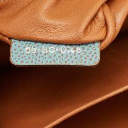 Pre Owned Dior Diorama Medium Light Blue Leather Shoulder Bag