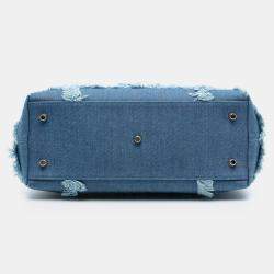 Pre Owned حقيبة ديور دي بلو دينم باتش D لايت