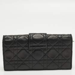 مملوكة مسبقًا محفظة على سلسلة ديور ميس ديور - رونديڤو كاناج جلد أسود