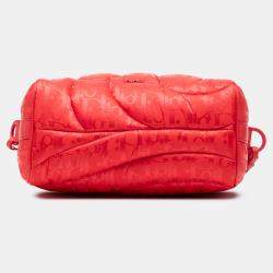 Pre Owned Dior Red ERL Oblique Mirage Technical Fabric Lingot Crossbody