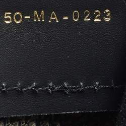 Pre Owned حقيبة يد ديوكامب كانفاس مطرزة خضراء من ديور