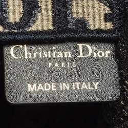 Pre Owned حقيبة يد ديوكامب كانفاس مطرزة خضراء من ديور