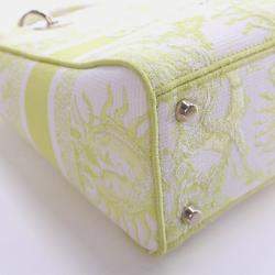Pre Owned Christian Dior Medium Embroidered Canvas Dioriviera Lady D-Lite