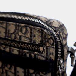 Pre Owned Christian Dior Oblique Safari Bag With Strap