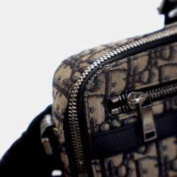 Pre Owned Christian Dior Oblique Safari Bag With Strap