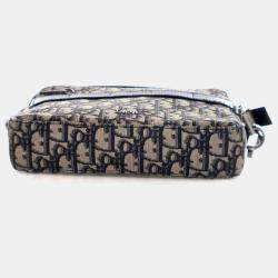 Pre Owned Christian Dior Oblique Safari Bag With Strap