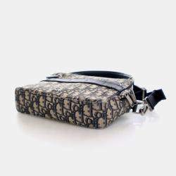 Pre Owned Christian Dior Oblique Safari Bag With Strap