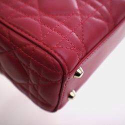 Pre Owned Christian Dior Mini Lambskin Lady Dior