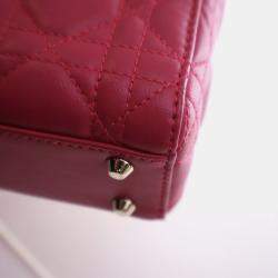 Pre Owned Christian Dior Mini Lambskin Lady Dior