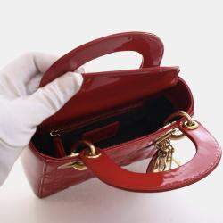 Pre Owned Christian Dior Mini Patent Lady Dior