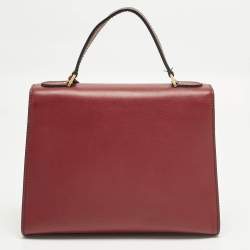 مملوكة مسبقًا حقيبة ديور ديوراديكت جلد أحمر بمقبض علوي