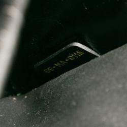 Pre Owned حقيبة فلاب ديور جلد أسود سلسلة جادور