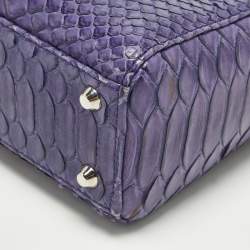 Pre Owned حقيبة يد ديور ليدي ديور صغيرة جلد كاناج بني