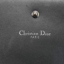 مملوكة مسبقًا Dior Diorama Metallic Pink Cannage Leather Continental Wallet