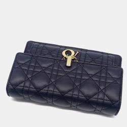 Pre Owned Dior Black Leather Miss Dior Chain Pouch S0937ONMJ