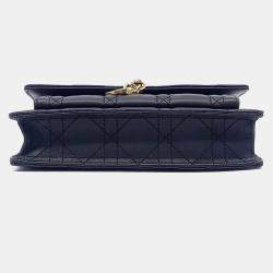 Pre Owned Dior Black Leather Miss Dior Chain Pouch S0937ONMJ