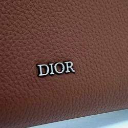 مملوكة مسبقًا Dior Brown Leather iPad Pouch