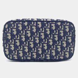 مملوكة مسبقًا Dior Blue Canvas  Oblique Travel Vanity