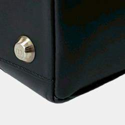 Pre Owned Dior Black Diorissimo Trotter Canvas Zip Tote