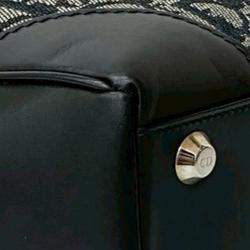 Pre Owned Dior Black Diorissimo Trotter Canvas Zip Tote