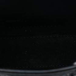 Pre Owned حقيبة ديور ليدي ديور مرصعة سوداء جلد حمل صغير مرن ديور