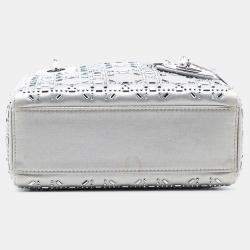 مملوكة مسبقًا Dior Mini Satin Cannage Strass Crystal Embellished Lady Dior
