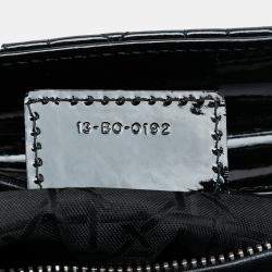 مملوكة مسبقًا حقيبة ديور السوداء المتوسطة ليدي ديور الجلدية كاناج